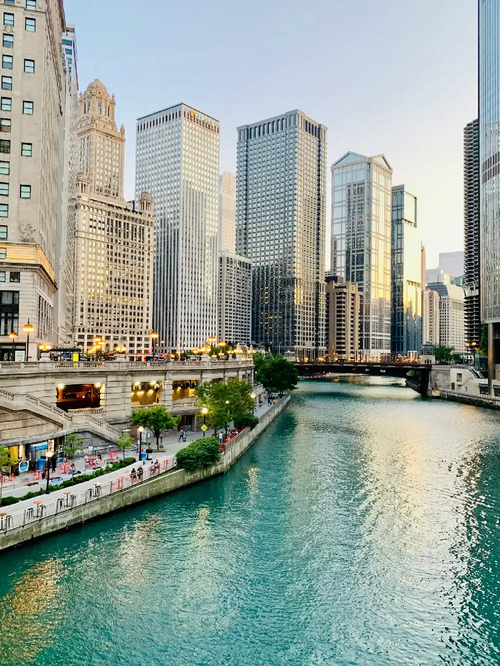 Chicago riverfront.